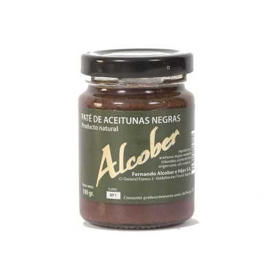 Alcober Paté Aceitunas Negras 100G Alcober Paté Aceitunas Negras 100G