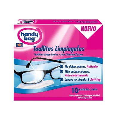 Handy Bag Toallitas Limpiagafas 10U Handy Bag Toallitas Limpiagafas 10U