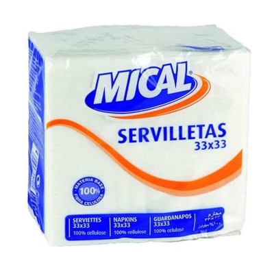 Mical Servilleta Blanca 33x33 1C 70U Mical Servilleta Blanca 33x33 1C 70U