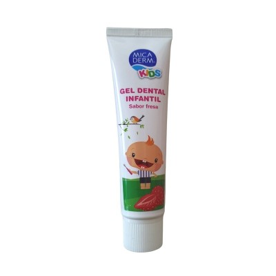 Micaderm Gel Dental Infantil Fresa 50ML Micaderm Gel Dental Infantil Fresa 50ML