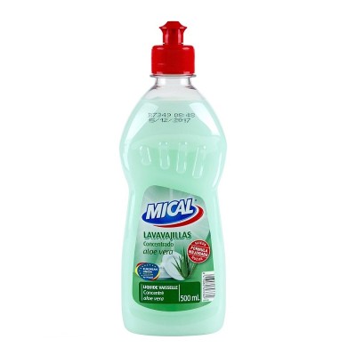 Mical Lavavajillas Concentrado Aloe Vera 500ML Mical Lavavajillas Concentrado Aloe Vera 500ML