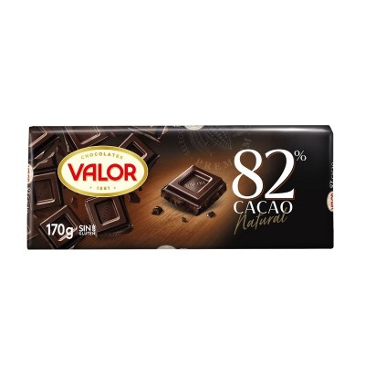 Valor Chocolate Negro 82% 170G Valor Chocolate Negro 82% 170G