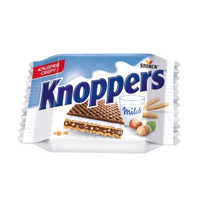 Knoppers Con Crema de Leche y Avellanas 25G Knoppers Con Crema de Leche y Avellanas 25G