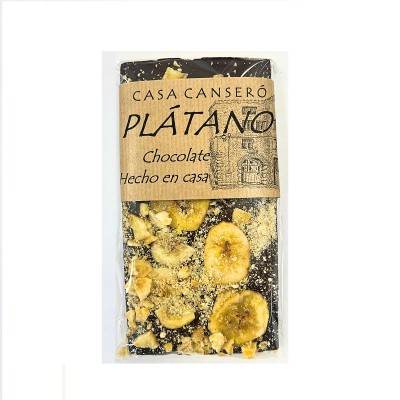 Casa Cansero Chocolate Negro con Plátano 100G Casa Cansero Chocolate Negro con Plátano 100G
