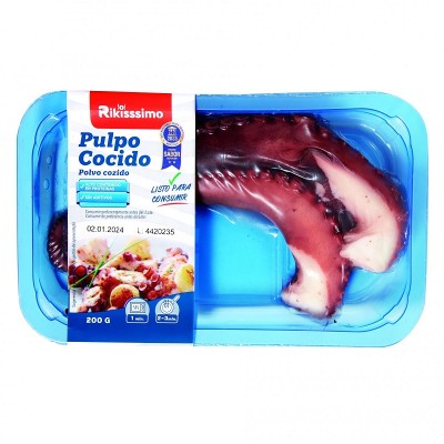 Rikisssimo Pulpo Cocido 2 Patas 200G Rikisssimo Pulpo Cocido 2 Patas 200G