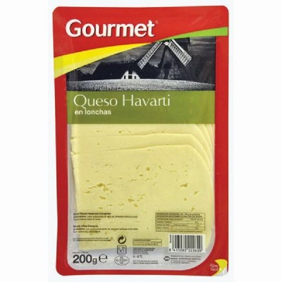 Gourmet Queso Havarti Loncheado 200G Gourmet Queso Havarti Loncheado 200G