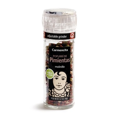 Carmencita Molinillo Mix de Pimientas 40G Carmencita Molinillo Mix de Pimientas 40G