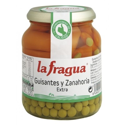 La Fragua Guisantes y Zanahorias Baby 340G La Fragua Guisantes y Zanahorias Baby 340G