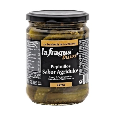 La Fragua Pepinillos Sabor Agridulce 250G La Fragua Pepinillos Sabor Agridulce 250G