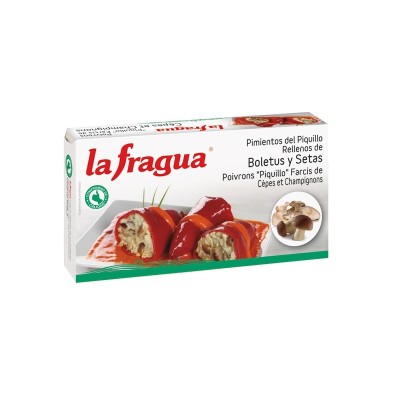 La Fragua Pimientos Rellenos Boletus y Setas Lata 220G La Fragua Pimientos Rellenos Boletus y Setas Lata 220G