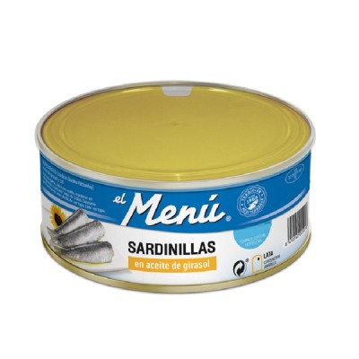 El Menú Sardinillas Aceite de Girasol 640G El Menú Sardinillas Aceite de Girasol 640G