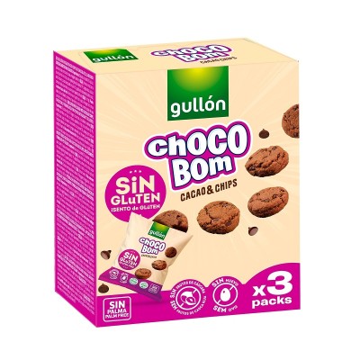 Gullón Choco Bom Mini Cacao Sin Gluten 120G Gullón Choco Bom Mini Cacao Sin Gluten 120G