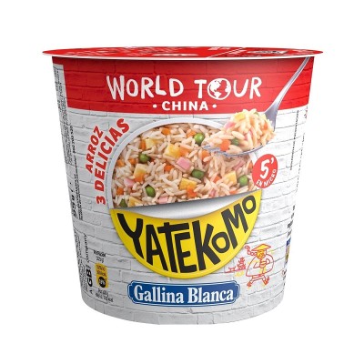 Gallina Blanca Yatekomo Arroz 3 Delicias 95G Gallina Blanca Yatekomo Arroz 3 Delicias 95G