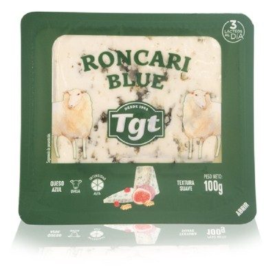 TGT Queso Roncari Blue Cuña 100G TGT Queso Roncari Blue Cuña 100G
