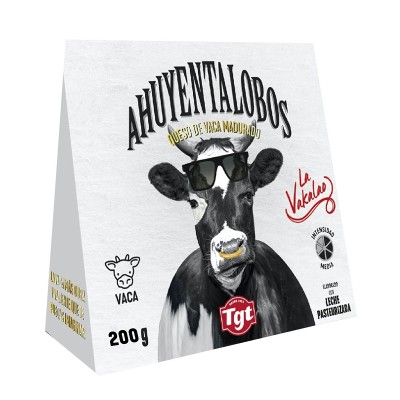 TGT Queso Ahuyentalobos Vaca Cuña 200G TGT Queso Ahuyentalobos Vaca Cuña 200G