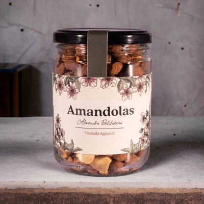 Amandolas Almendra Belchitana Tostada Aguasal Frasco 250G Amandolas Almendra Belchitana Tostada Aguasal Frasco 250G