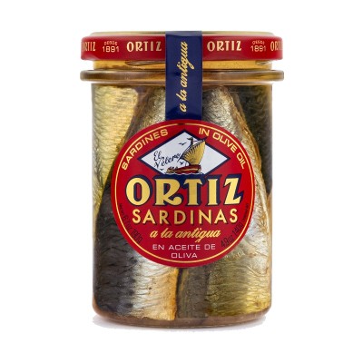 Ortiz Sardinas a la Antigua en Aceite de Oliva 190G Ortiz Sardinas a la Antigua en Aceite de Oliva 190G