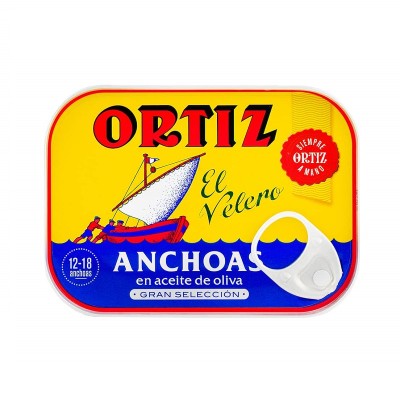 Ortiz Filete de Anchoa en Aceite de Oliva 50G Ortiz Filete de Anchoa en Aceite de Oliva 50G