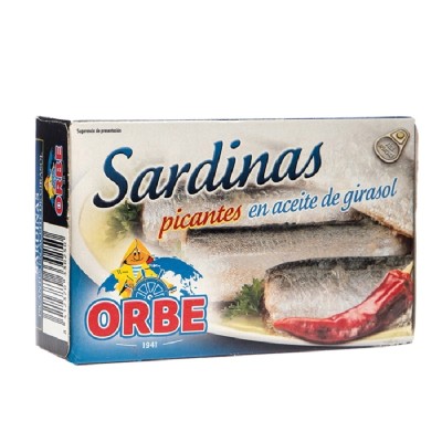 Orbe Sardinillas Picantes 90G Orbe Sardinillas Picantes 90G