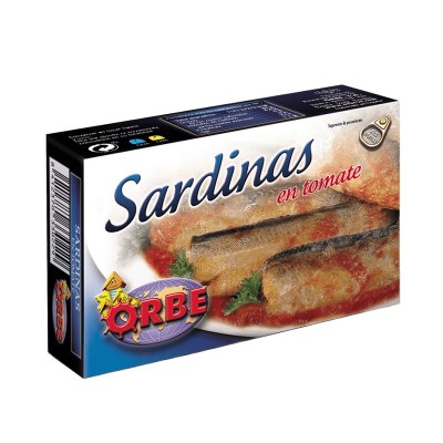 Orbe Sardinillas en Tomate 90G Orbe Sardinillas en Tomate 90G