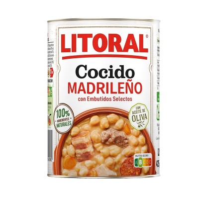 Litoral Cocido Madrileño Lata 425G Litoral Cocido Madrileño Lata 425G