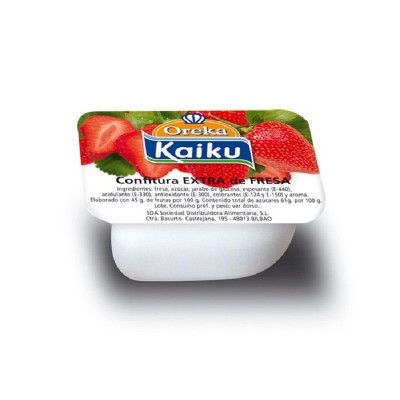 Kaiku Confitura Fresa Porción 25G Kaiku Confitura Fresa Porción 25G