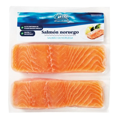 Artiq Salmón Lomos Sin Piel 2U 125G Artiq Salmón Lomos Sin Piel 2U 125G