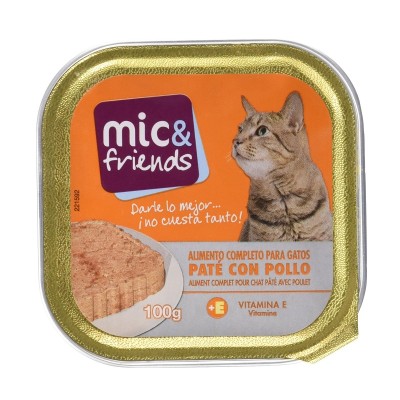 Mic&Friends Comida Para Gatos Pollo 100G Mic&Friends Comida Para Gatos Pollo 100G