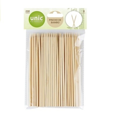 Unic Palillo Brocheta 8CM 200U Unic Palillo Brocheta 8CM 200U