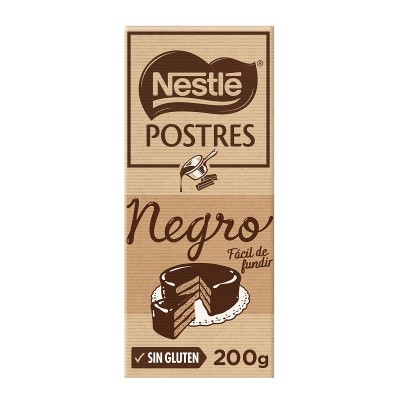 Nestlé Postres Tableta Chocolate Negro 200G Nestlé Postres Tableta Chocolate Negro 200G