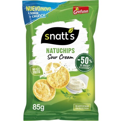Snatt's Natuchips Sour Cream 85G
