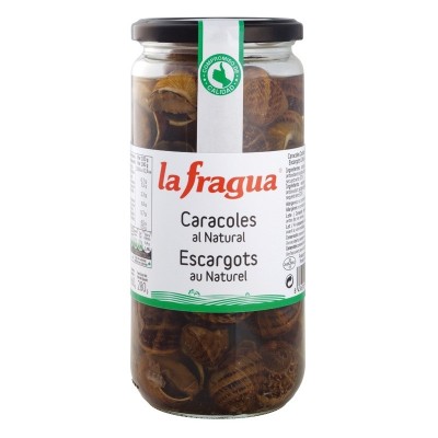 La Fragua Caracoles Cocidos al Natural 660G La Fragua Caracoles Cocidos al Natural 660G