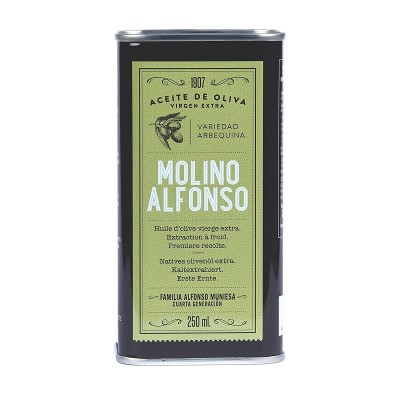 Molino Alfonso AOVE Arbequina Lata 250ML Molino Alfonso AOVE Arbequina Lata 250ML