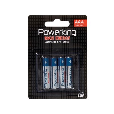 Powerking Pila Alcalina AAA 4U Powerking Pila Alcalina AAA 4U