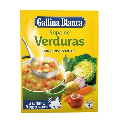 Gallina Blanca Sopa Verduras 56G Gallina Blanca Sopa Verduras 56G