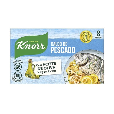 Knorr Caldo de Pescado Pastillas 8U Knorr Caldo de Pescado Pastillas 8U