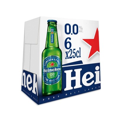Heineken 0,0 Pack 6Bt 25CL Heineken 0,0 Pack 6Bt 25CL