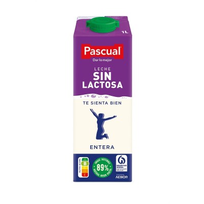 Pascual Entera Sin Lactosa 1L Pascual Entera Sin Lactosa 1L