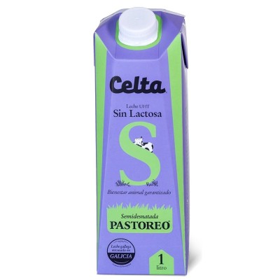 Celta Leche Sin Lactosa Semidesnatada Brik 1L Celta Leche Sin Lactosa Semidesnatada Brik 1L