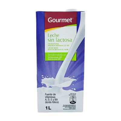 Gourmet Semidesnatada Sin Lactosa 1L Gourmet Semidesnatada Sin Lactosa 1L