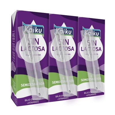 Kaiku Sin Lactosa Semidesnatada 20CL 3U Kaiku Sin Lactosa Semidesnatada 20CL 3U