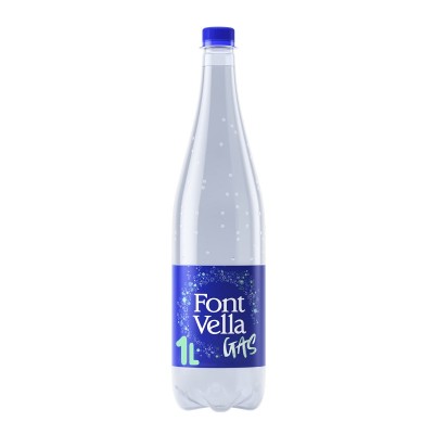 Font Vella Agua Con Gas 1L PET Font Vella Agua Con Gas 1L PET