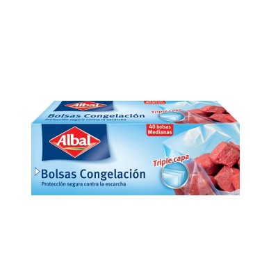Albal Bolsas Congelación Medianas 40U Albal Bolsas Congelación Medianas 40U