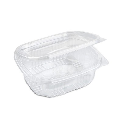 Envase de Plástico con Tapa 370ML 50U Envase de Plástico con Tapa 370ML 50U