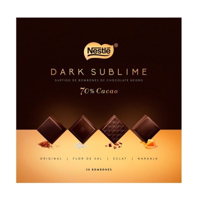 Nestlé Dark Sublime Surtido 143G Nestlé Dark Sublime Surtido 143G