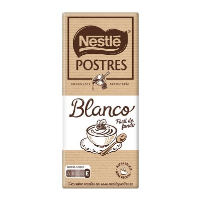 Nestlé Postres Tableta Chocolate Blanco 170G Nestlé Postres Tableta Chocolate Blanco 170G
