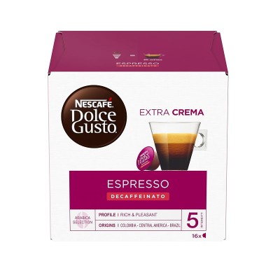 Nescafé Dolce Gusto Espresso Intenso Descafeinado 16U Nescafé Dolce Gusto Espresso Intenso Descafeinado 16U