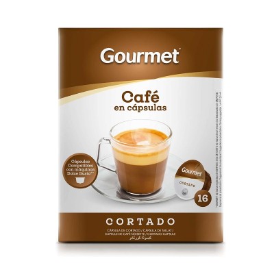 Gourmet Café Cápsulas Cortado 16U Gourmet Café Cápsulas Cortado 16U
