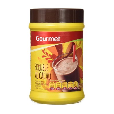 Gourmet Cacao Soluble Bote 500G Gourmet Cacao Soluble Bote 500G