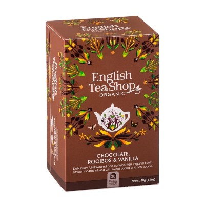 English Tea Shop Rooibos Chocolate y Vainilla 20U English Tea Shop Rooibos Chocolate y Vainilla 20U